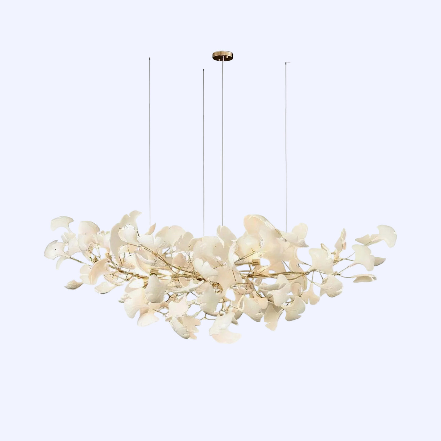Gingko Flower Petal Chandelier