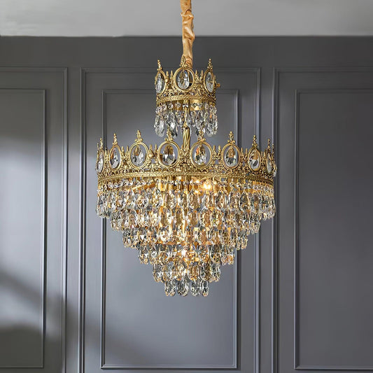 Antique Vintage Crystal Chandelier