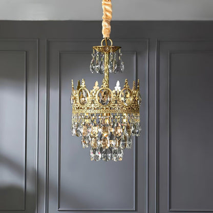 Antique Vintage Crystal Chandelier