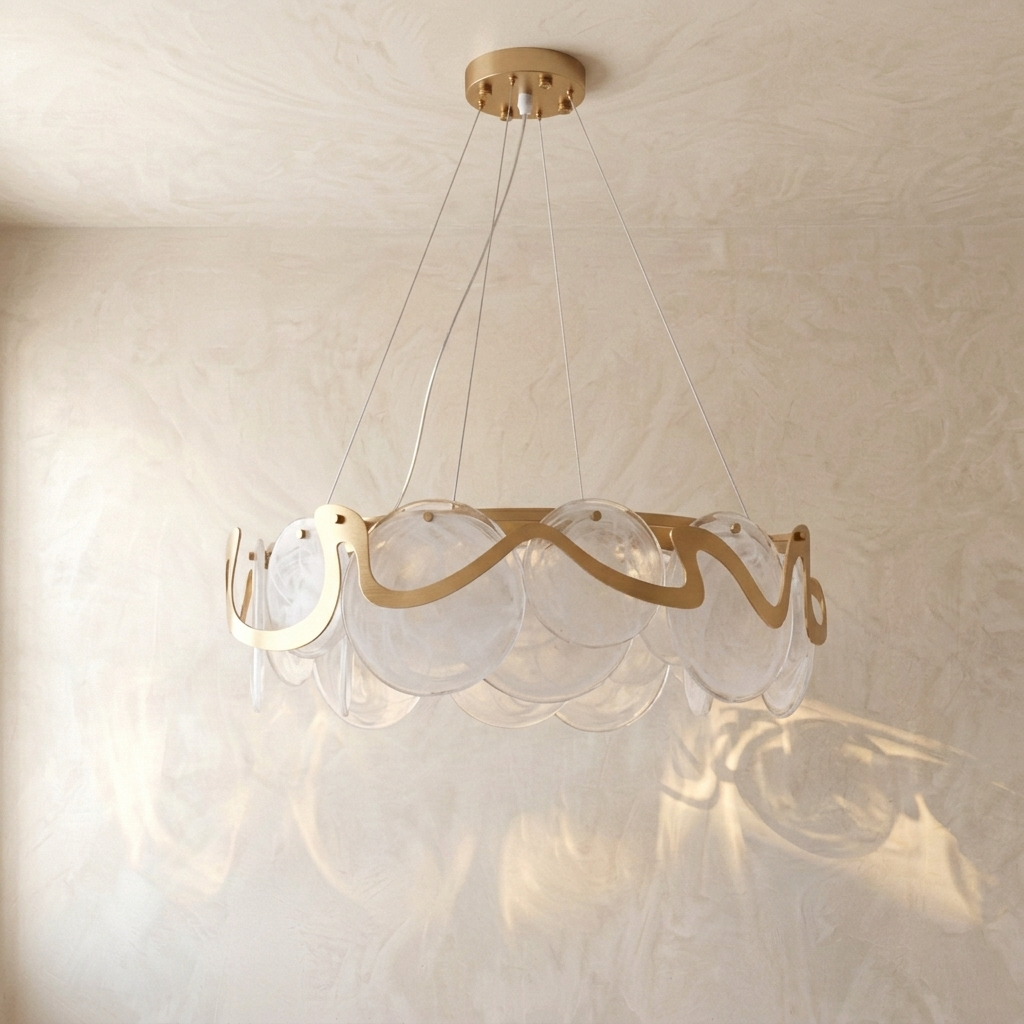 Aurora Glass Chandelier