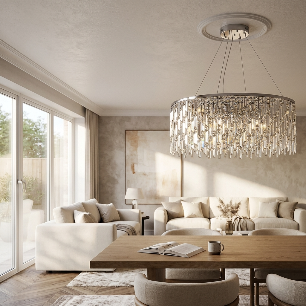 Cascade Crystal Chandelier