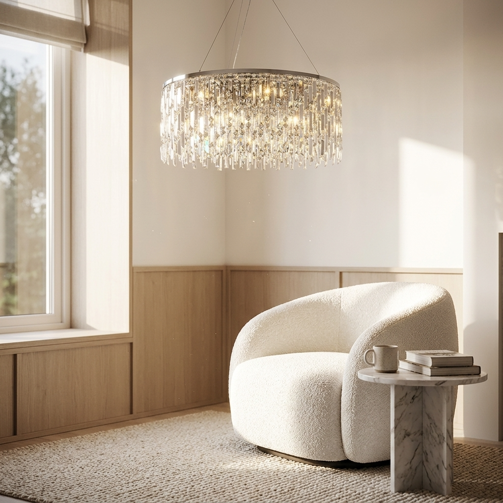 Cascade Crystal Chandelier