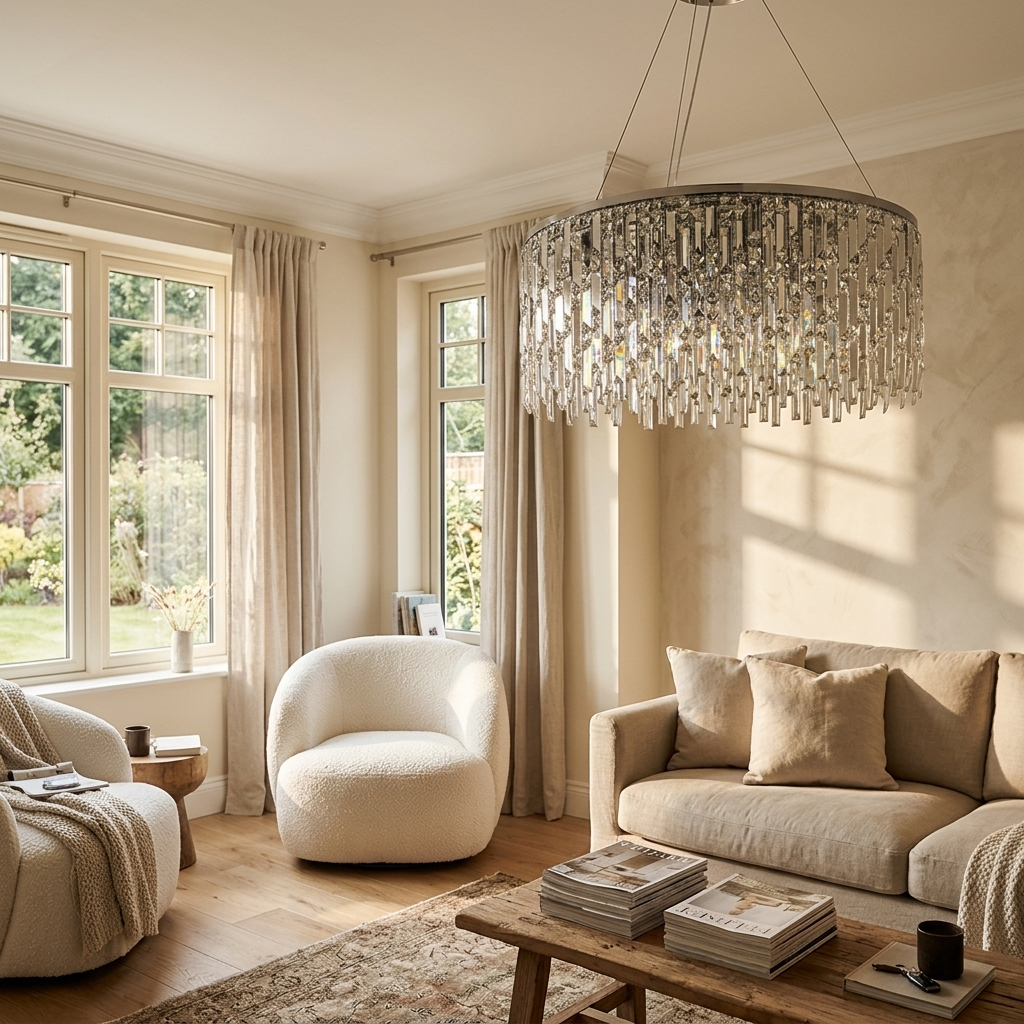 Cascade Crystal Chandelier