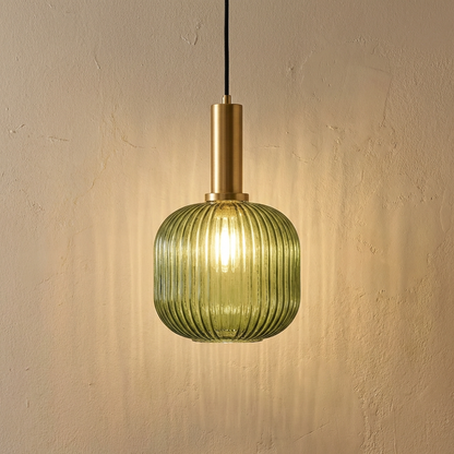 Coloured Glass Pendant Light