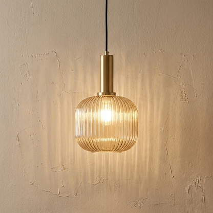 Coloured Glass Pendant Light