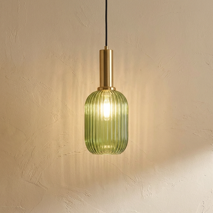 Coloured Glass Pendant Light