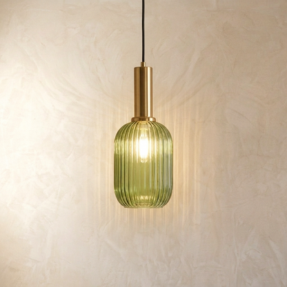 Coloured Glass Pendant Light