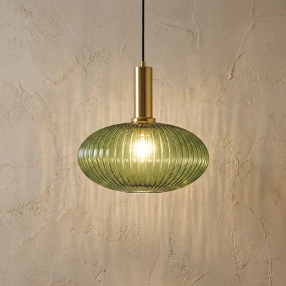 Coloured Glass Pendant Light