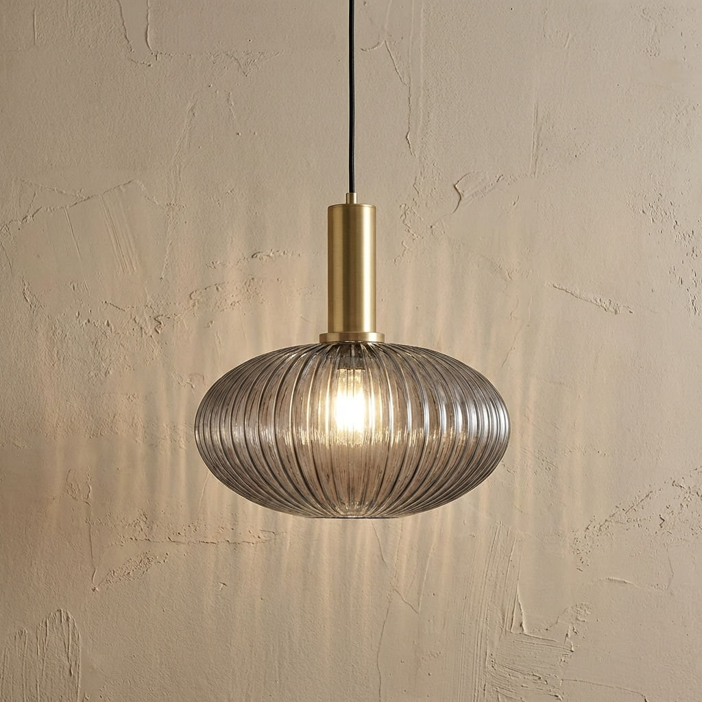 Coloured Glass Pendant Light