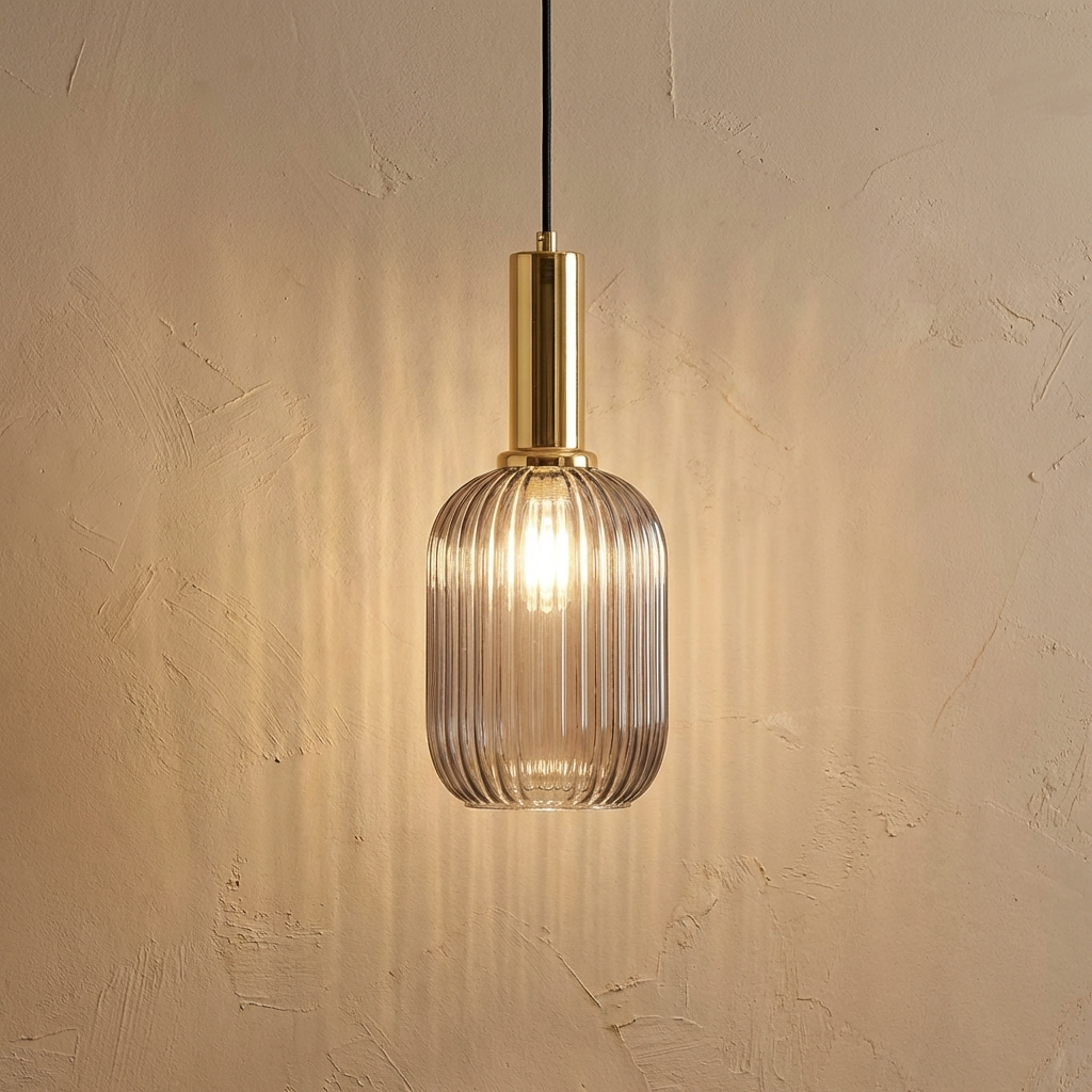 Coloured Glass Pendant Light
