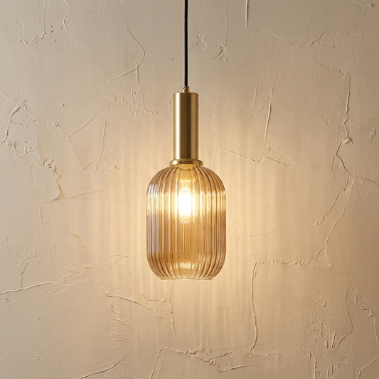 Coloured Glass Pendant Light