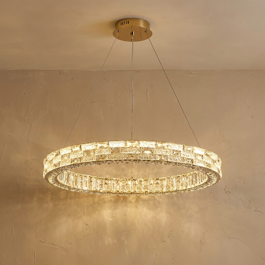 Crystal Halo Chandelier