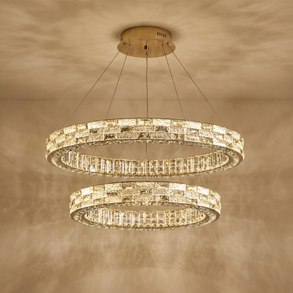 Crystal Halo Chandelier