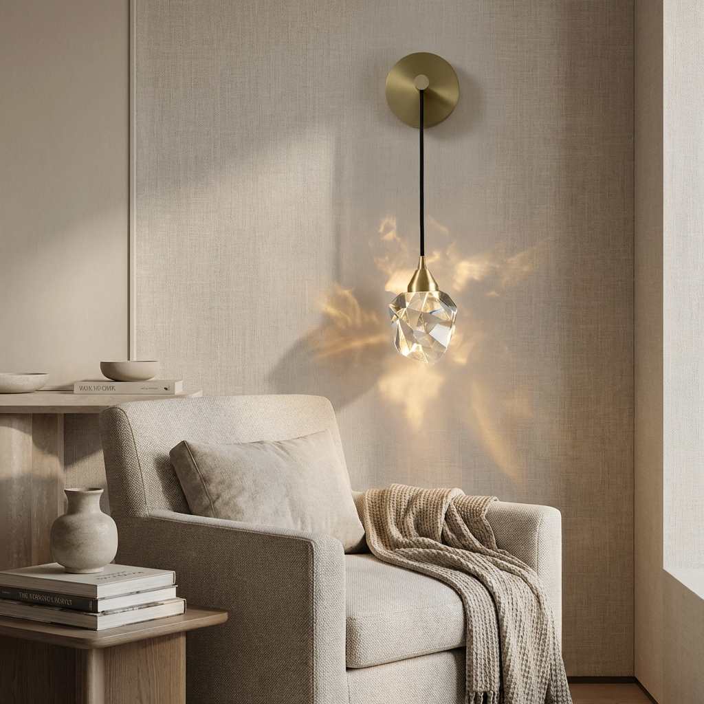 Crystal Nordic LED Wall Lamp