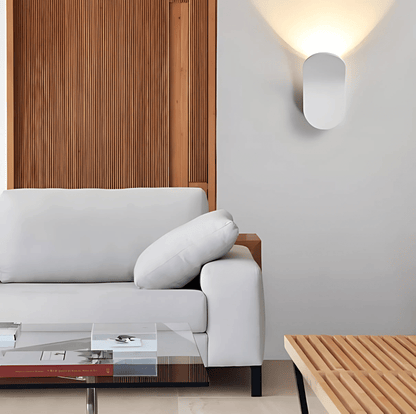 Curved Metal LED Wall Light
