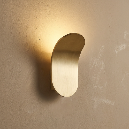 Curved Metal LED Wall Light