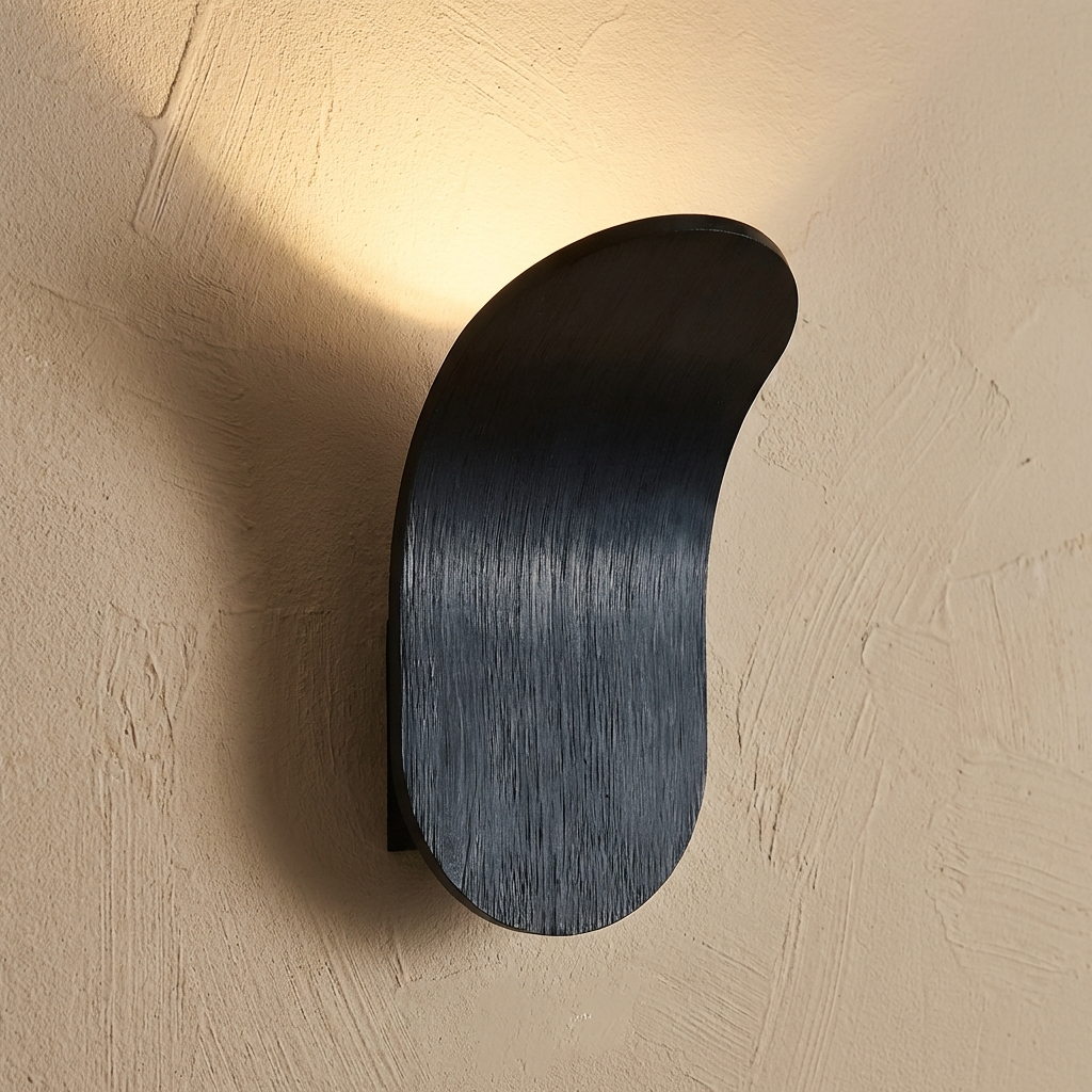 Curved Metal LED Wall Light