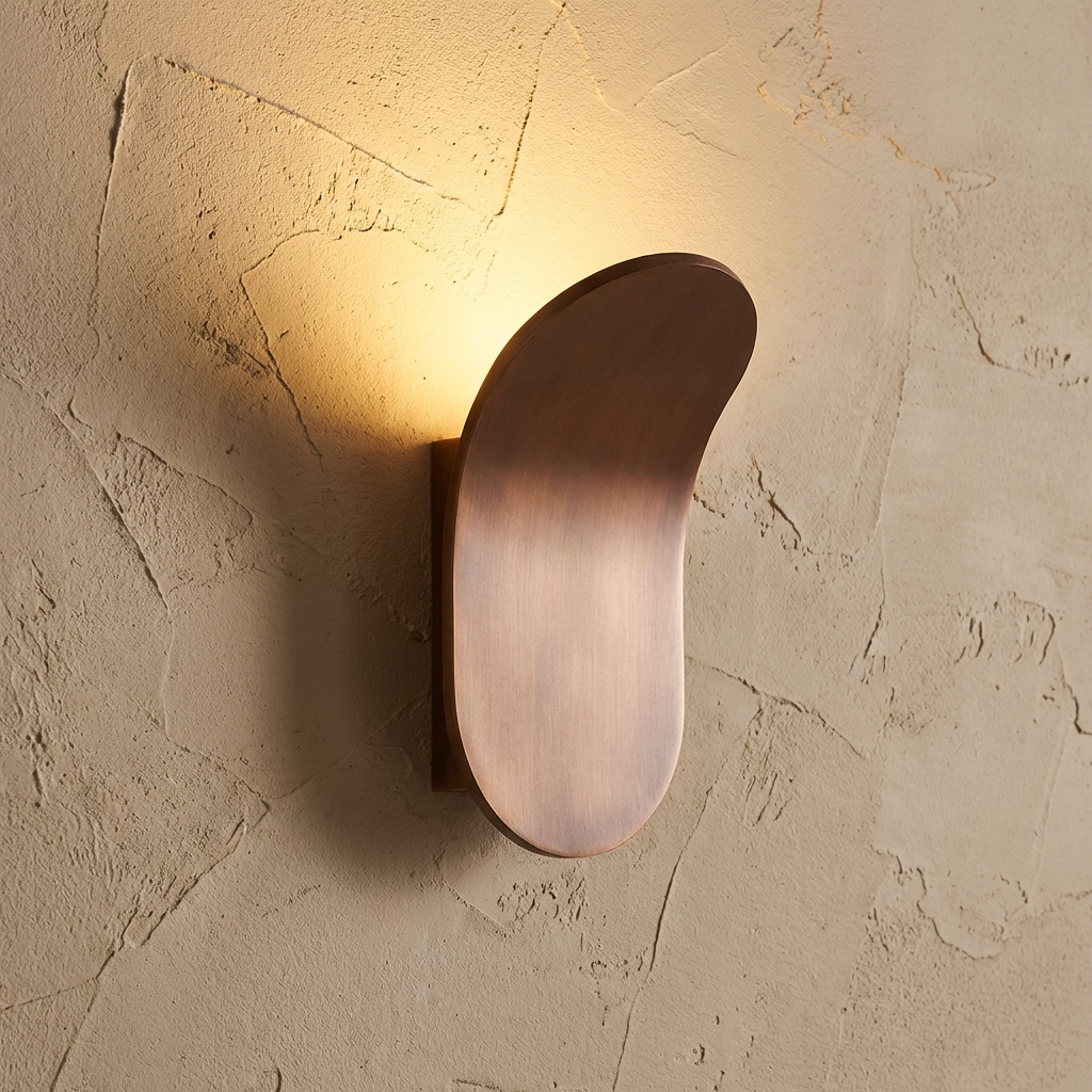 Curved Metal LED Wall Light