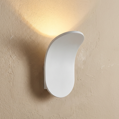 Curved Metal LED Wall Light