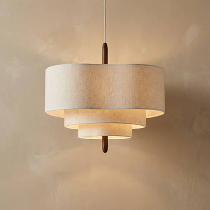 Japanese Wabi Sabi Fabric Chandelier