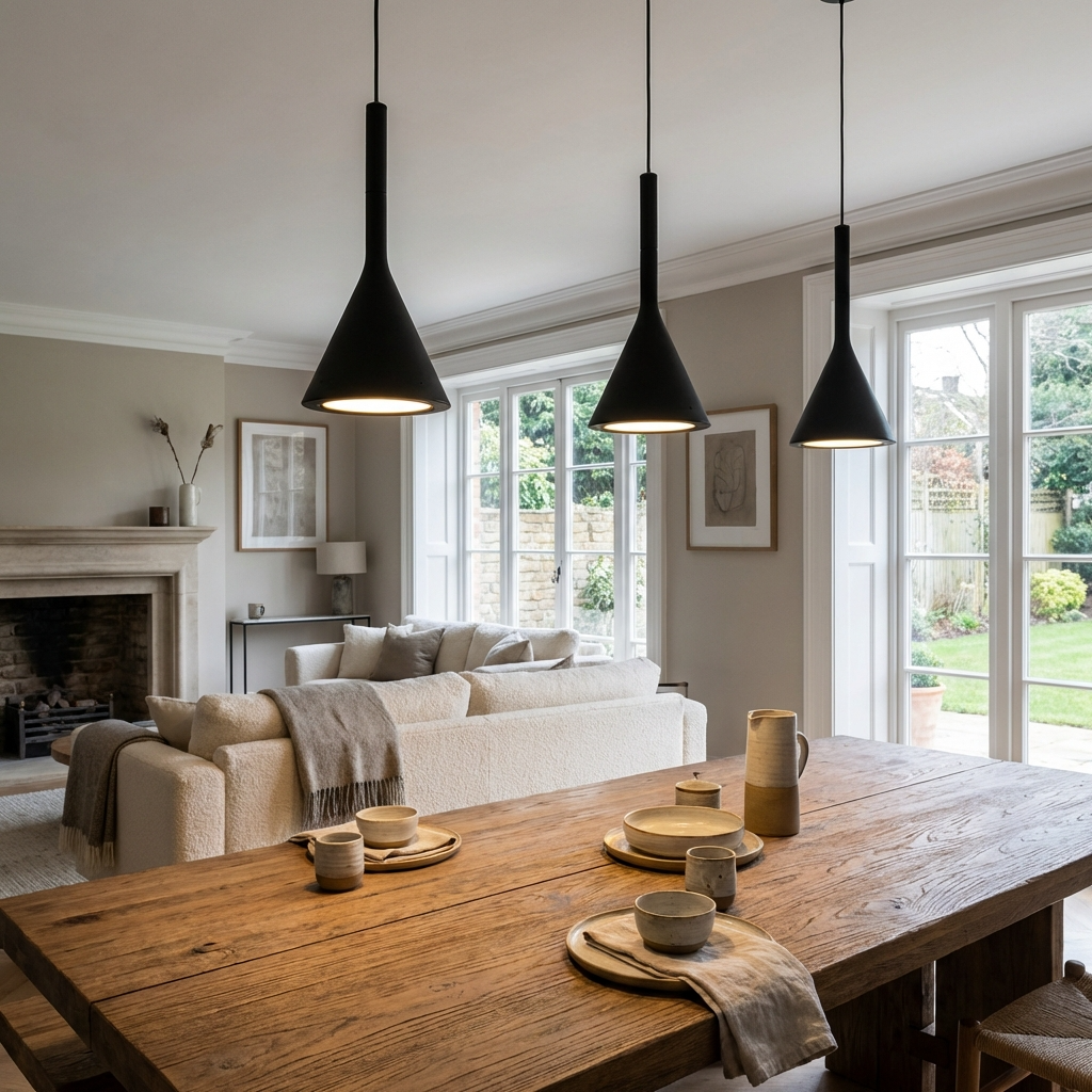 Modern Nordic Funnel Light