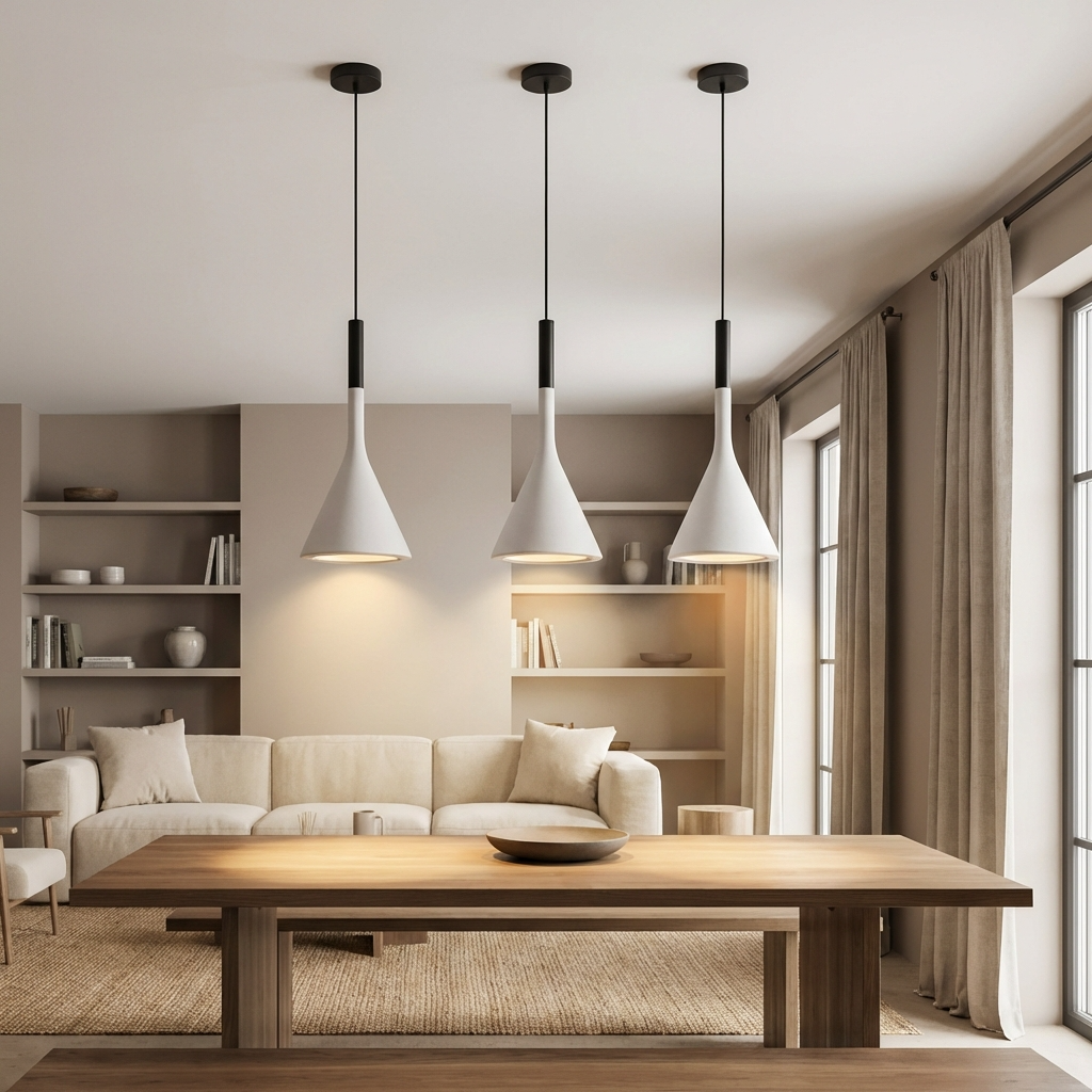 Modern Nordic Funnel Light
