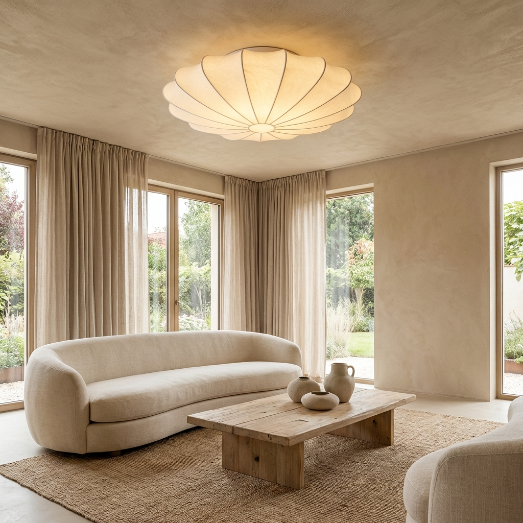 Japanese Wabi Sabi Ceiling Light