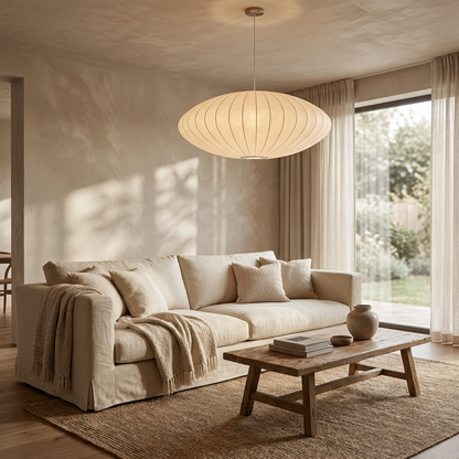 Silk Japanese Wabi Sabi Chandelier