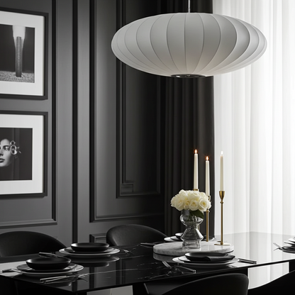 Silk Japanese Wabi Sabi Chandelier