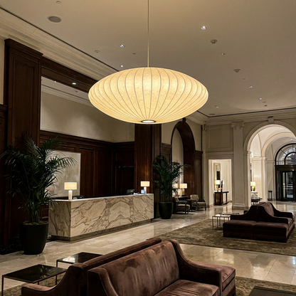 Silk Japanese Wabi Sabi Chandelier