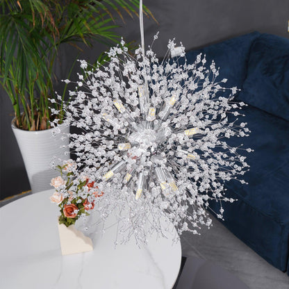 Dandelion Crystal Burst Chandelier