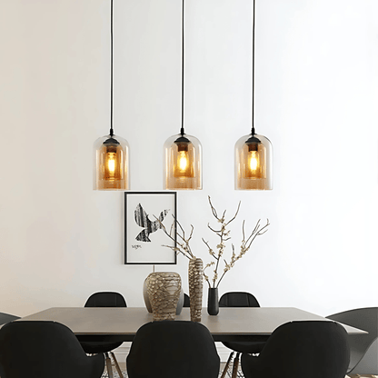 Double Glass Pendant Light