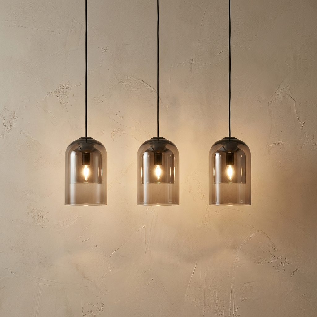 Double Glass Pendant Light