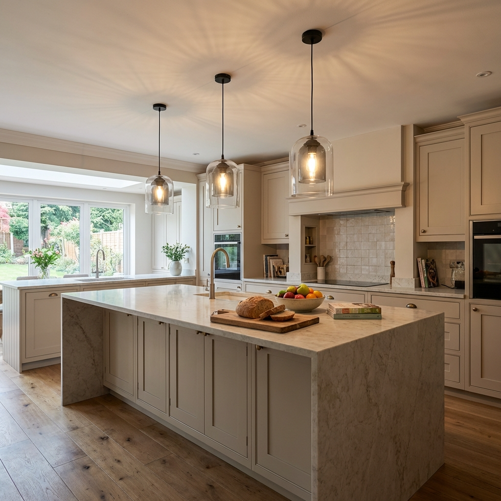 Double Glass Pendant Light