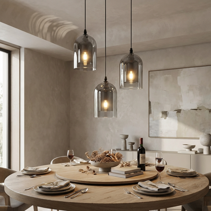 Double Glass Pendant Light
