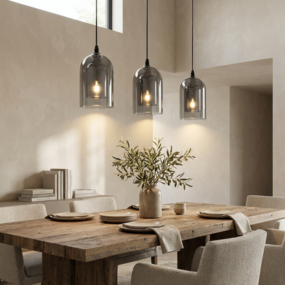 Double Glass Pendant Light