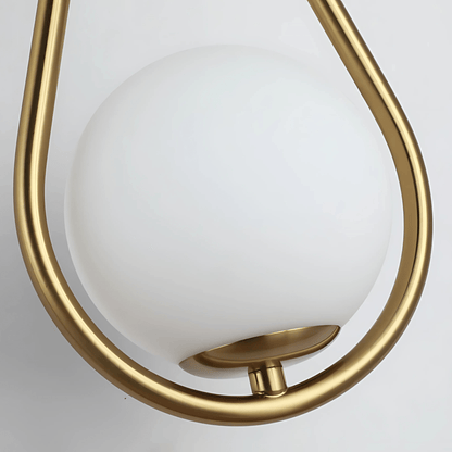 Droplet Gold Or Black Wall Light