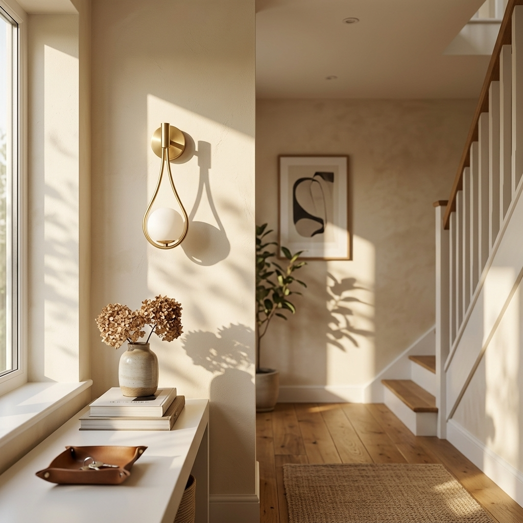 Droplet Gold Or Black Wall Light