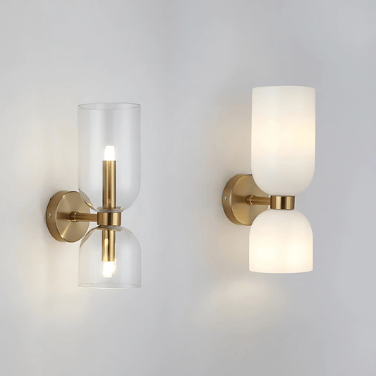Dual Globe Vertical Wall Light
