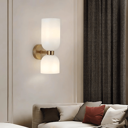 Dual Globe Vertical Wall Light