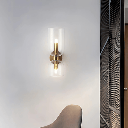 Dual Globe Vertical Wall Light