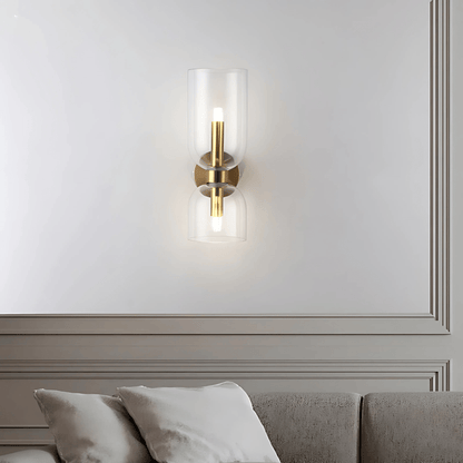 Dual Globe Vertical Wall Light