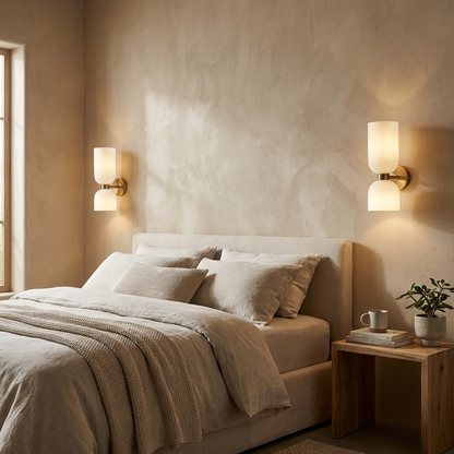 Dual Globe Vertical Wall Light