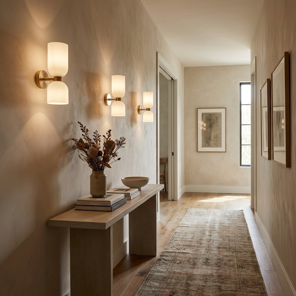 Dual Globe Vertical Wall Light