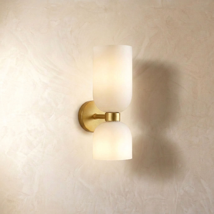 Dual Globe Vertical Wall Light