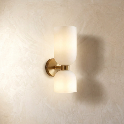 Dual Globe Vertical Wall Light