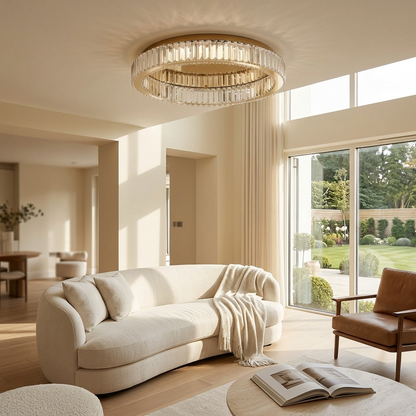 Eclipse Crystal Ceiling Chandelier