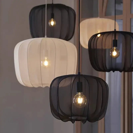 French Fabric Apple Pendant Lamp