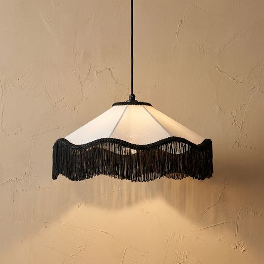 French Fabric Retro Chandelier
