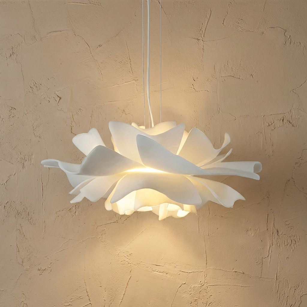 French Flower Petal Chandelier